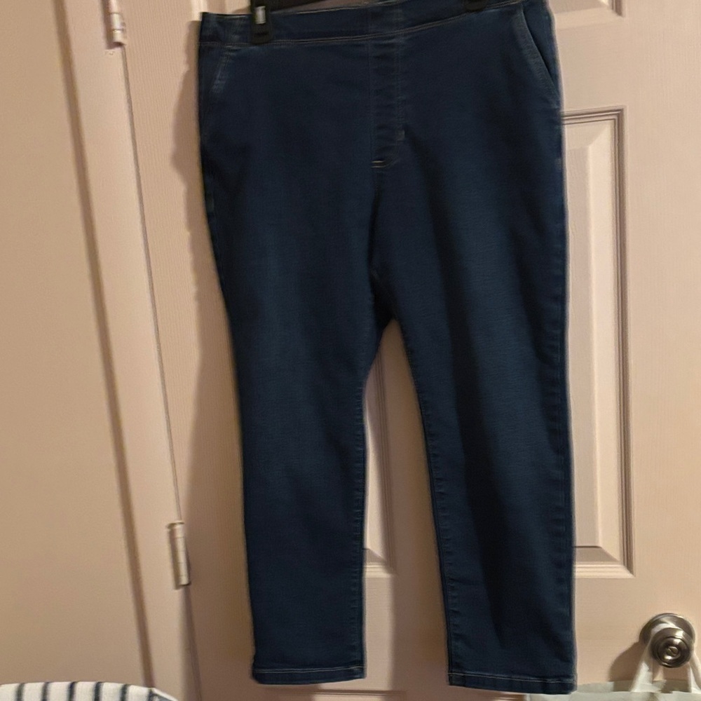 Croft & Barrow Dark Blue Denim jeans PXL short